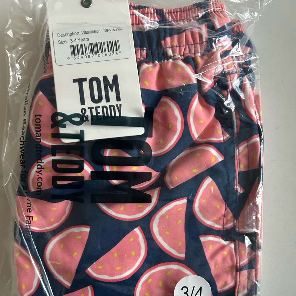 Tom and Teddy Toddler Swim Trunks -   NEW with tags